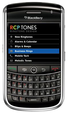 RCP Ringtones Blackberry App